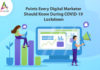 Points Every Digital Marketer Should Know During COVID-19 Lockdown-byappsinvo