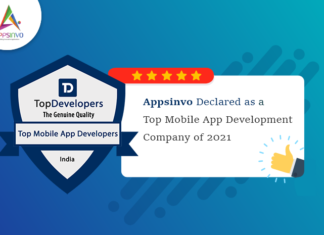 Appsinvo Declared as a Top Mobile App Development Company of 2021