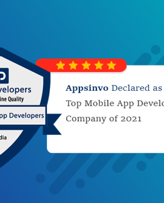 Appsinvo Declared as a Top Mobile App Development Company of 2024 Appsinvo Declared as a Top Mobile App Development Company of 2021