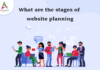 What are the stages of website planning-byappsinvo