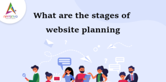 What are the stages of website planning-byappsinvo