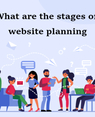What are the stages of website planning-byappsinvo