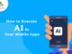 How To Execute AI in Your Mobile Apps-byappsinvo