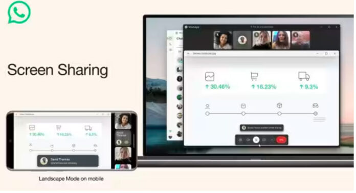 WhatsApp introduces screen sharing feature for video calls