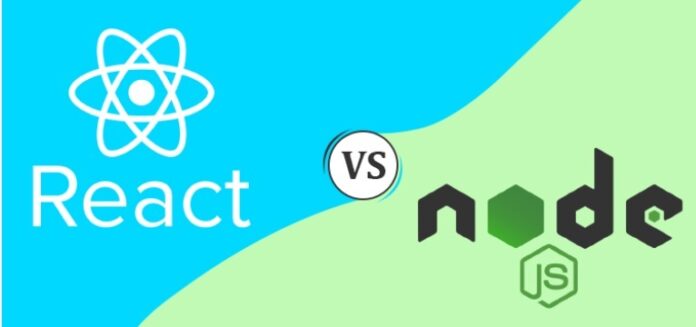 React and node js