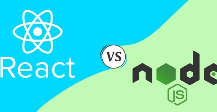 React and node js