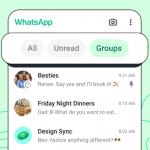 Filters define chats as read, unread, or in groups to improve message organization and access