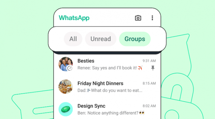 Filters define chats as read, unread, or in groups to improve message organization and access. Filters define chats as read, unread, or in groups to improve message organization and access
