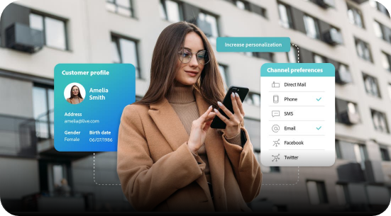 Increase personalization Increase personalization