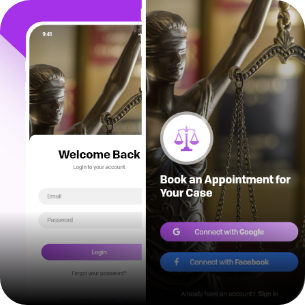 The sign-up process The sign-up process