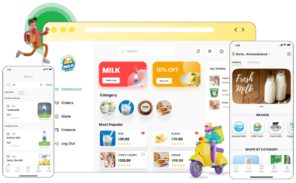 On-Demand Milk Delivery App Development Company in Brazil