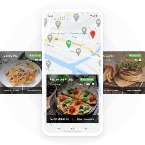 Restaurant App and Website Solution Restaurant App and Website Solution